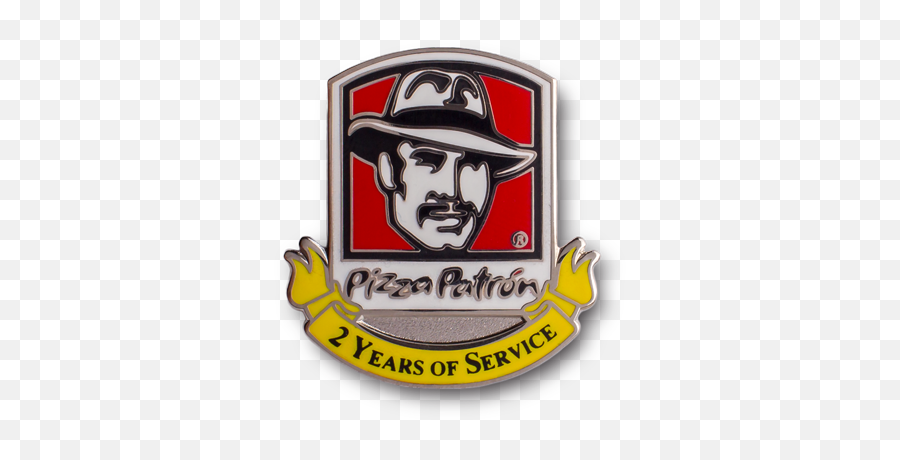 Enamel Pins - Pizza Patron Emoji,Enamel Squared Cool Emoji Pins