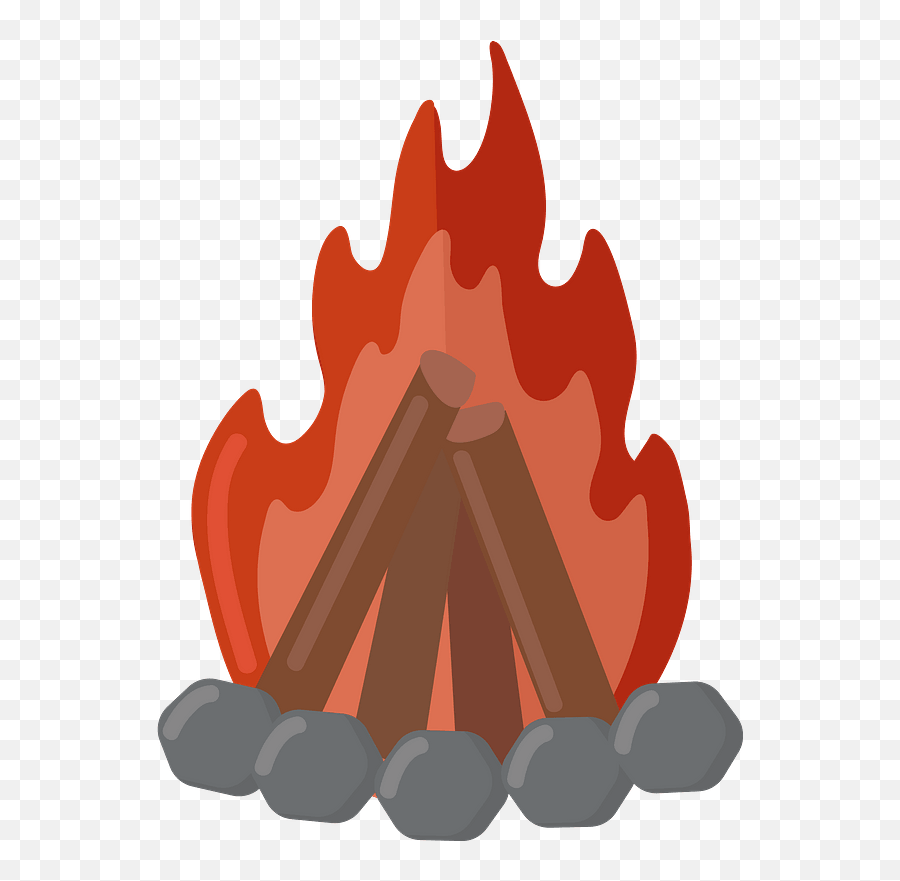 Bonfire Clipart Free Download Transparent Png Creazilla - Flame Emoji,Cartoon Transparent Background Fire Flame Emoji