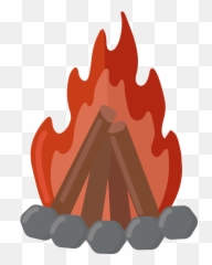 Bonfire Clipart Free Download Transparent Png Creazilla - Flame Emoji,Cartoon Transparent Background Fire Flame Emoji
