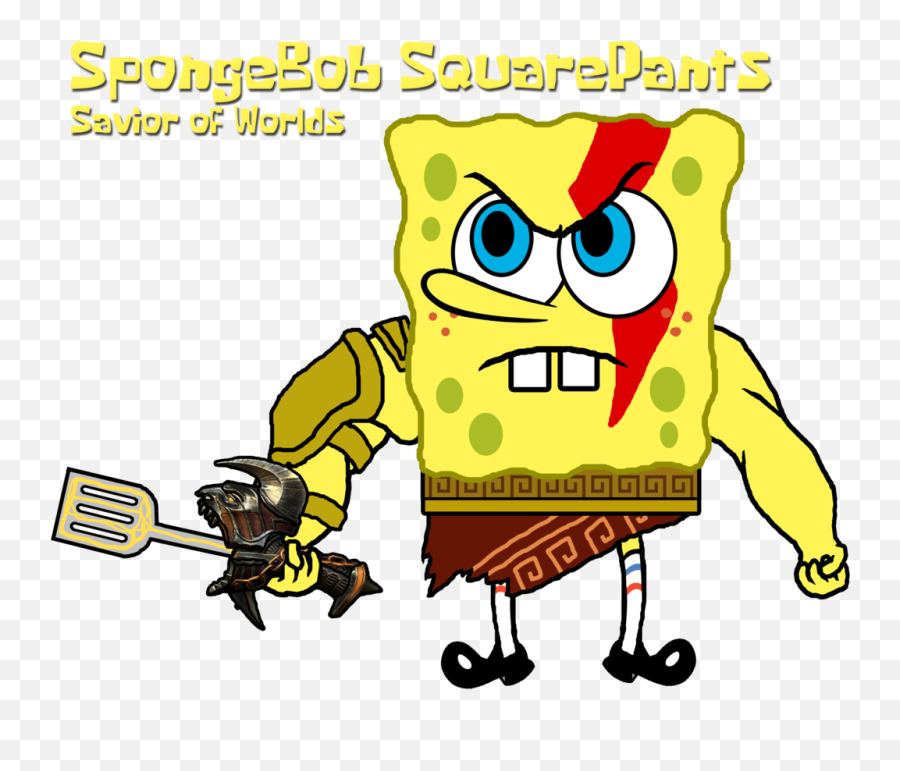 Angry Emoji - Spongebob God Of War Png Download Original Spongebob Transparent,Angry Emoji Png