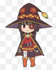 Megumin Konosuba Chibi Cute Sticker - Megumin Konosuba Chibi Emoji,Megumin Emoji