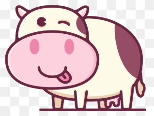 Moody Cow By Everystudio Emoji,Cute Emoji Cow
