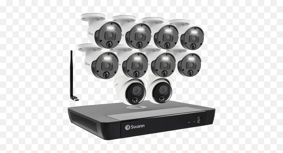 Master - Series 4k Upscale 10 Camera 16 Channel Nvr Security Emoji,Angry Emoticon With Blue Eyes Printable