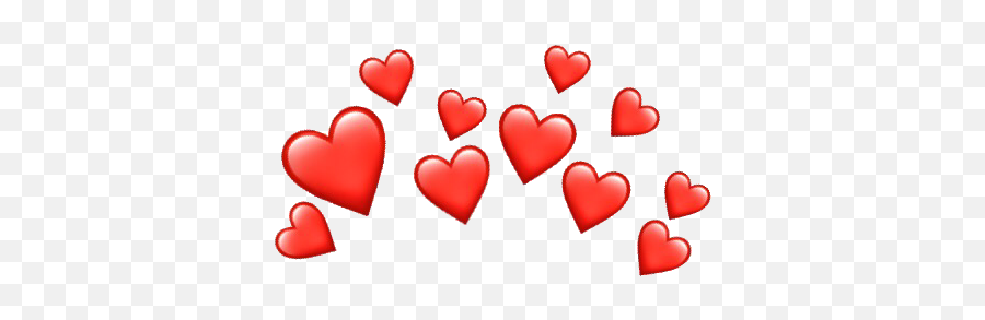 Freetouse Hearts Heartcrown Red Sticker By H I Emoji,Hoe To Make A Heart Out Of Emojis