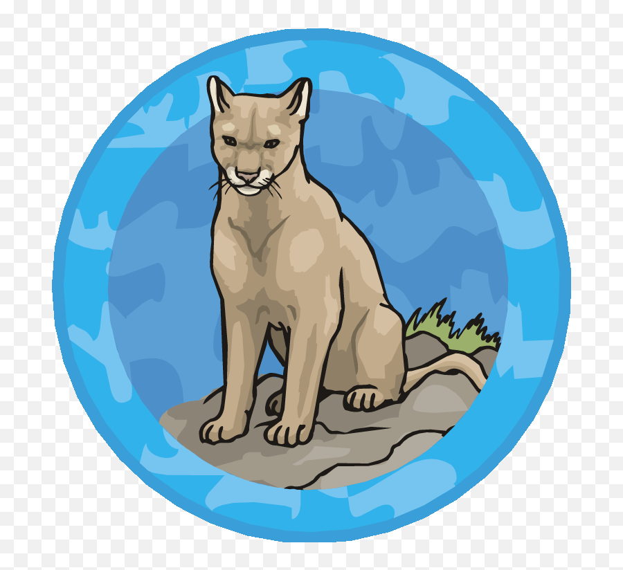 Free Cougar Clipart Emoji,Couger Emoticon