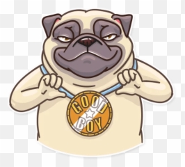 Pug Power Stickers - Live Wa Stickers Emoji,Abstract Pug Emotion