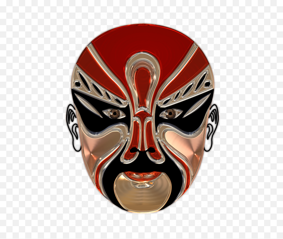 Chinese Opera Red Mask Pnglib U2013 Free Png Library - Chinese Opera Transparent Background Emoji,Opera Emoji