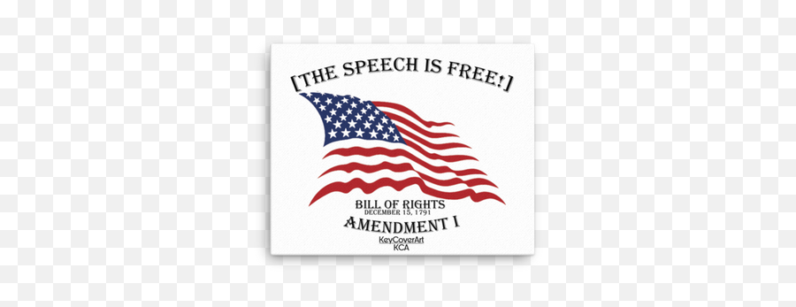 The Speech Is Free - Canvas 1620 Emoji,Independence Day America Emoji