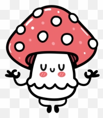 Cute Funny Happy Mashroom Kids Bedroom Wall Decal Emoji,Mushroom Funny Emoji