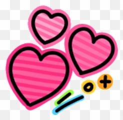 Sticker Maker - Kawaii Emojis 3,Smiling 3 Hearts Emoji