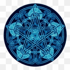 Decal Circular 4 - Pentacle Emoji,Pentagram Emoji