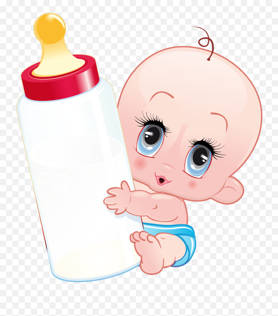 Infant Clipart Baby Milk Bottle Infant - Cute Baby Bottle Cartoon Emoji,Baby Bottle Emoji
