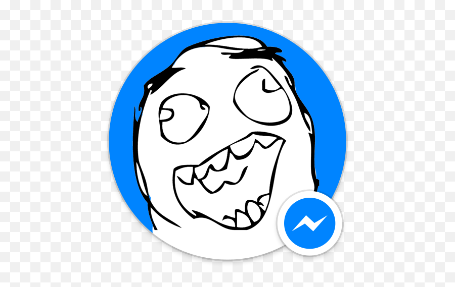 Meme Sticker For Messenger - Svg Troll Face Png Emoji,Justin Bieber Facebook Emoticon