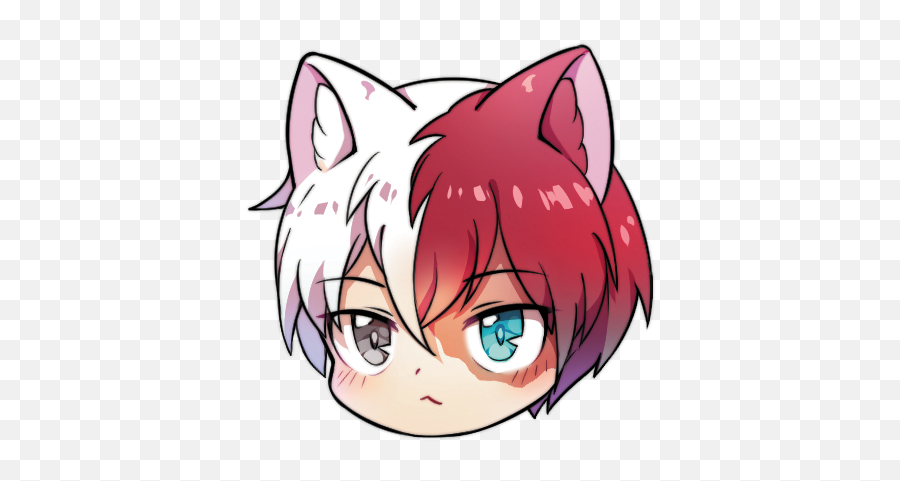 Todoroki Shouto Shoto Sticker - Shoto Todoroki Chibi Emoji,Todoroki Emoji