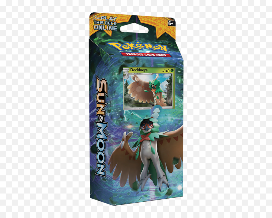 Pokemon Card Deck Decidueye Png Image - Pokemon Sun And Moon Theme Decks Emoji,Card Deck Emoji