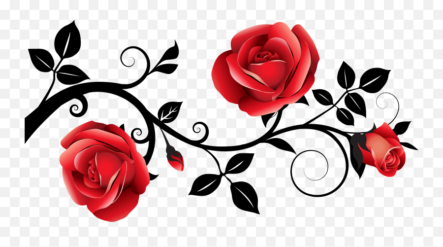 Madeline - Black Red Rose Clipart Emoji,Blue Emotion Rose