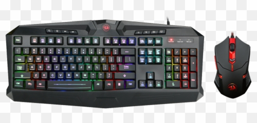 Redragon S101 Gaming Keyboard Mouse Emoji,Backlit Emoticon Keyboard