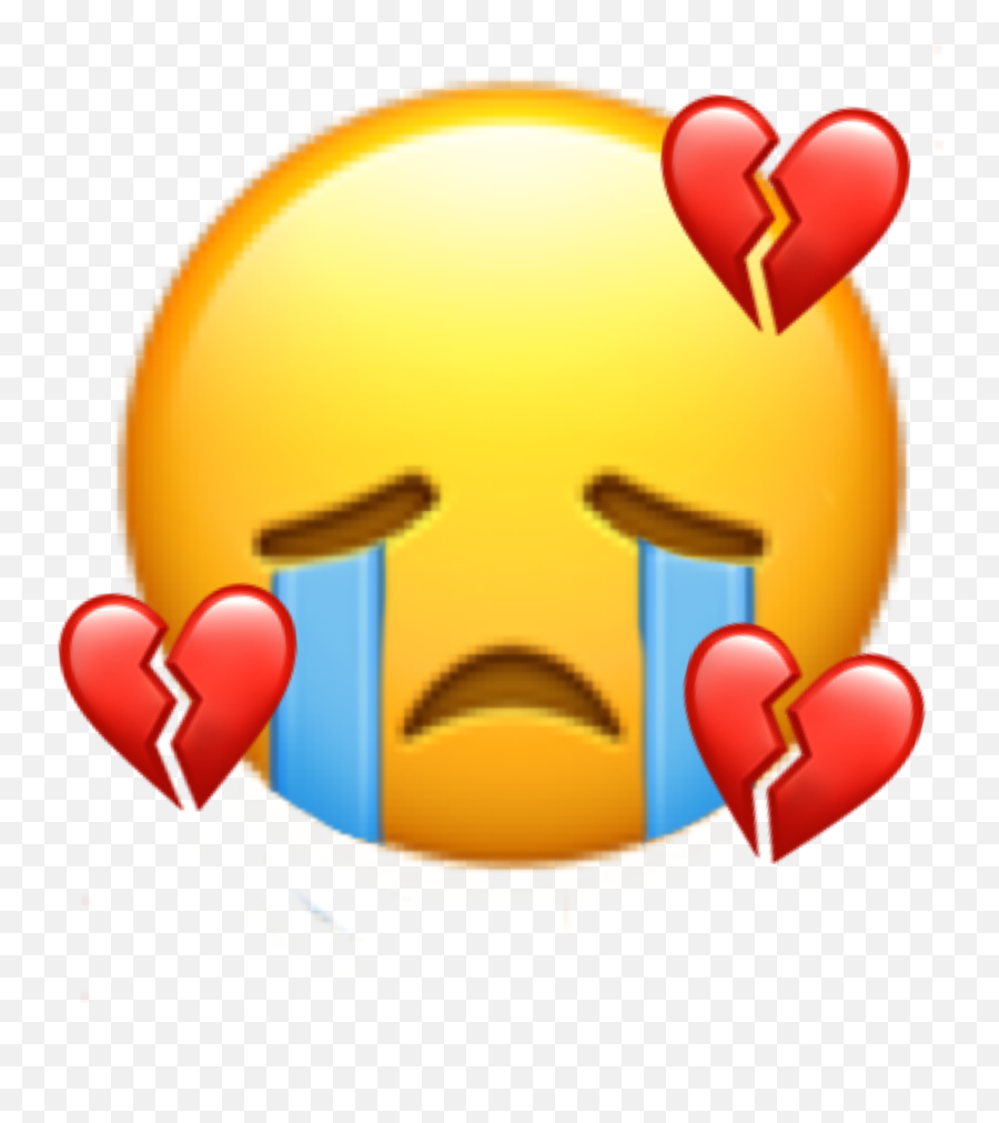 Emoji Iphone Sad Freetoedit Sticker - Iphone Sad Emoji,Special Effect Emojis Iphone 7