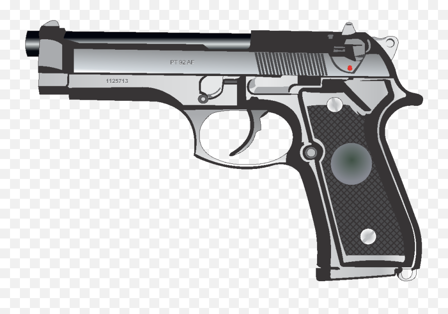 Pistol Clipart Gun Violence Pistol Gun - 9mm Pistol Png Emoji,Gun Emoji Removed