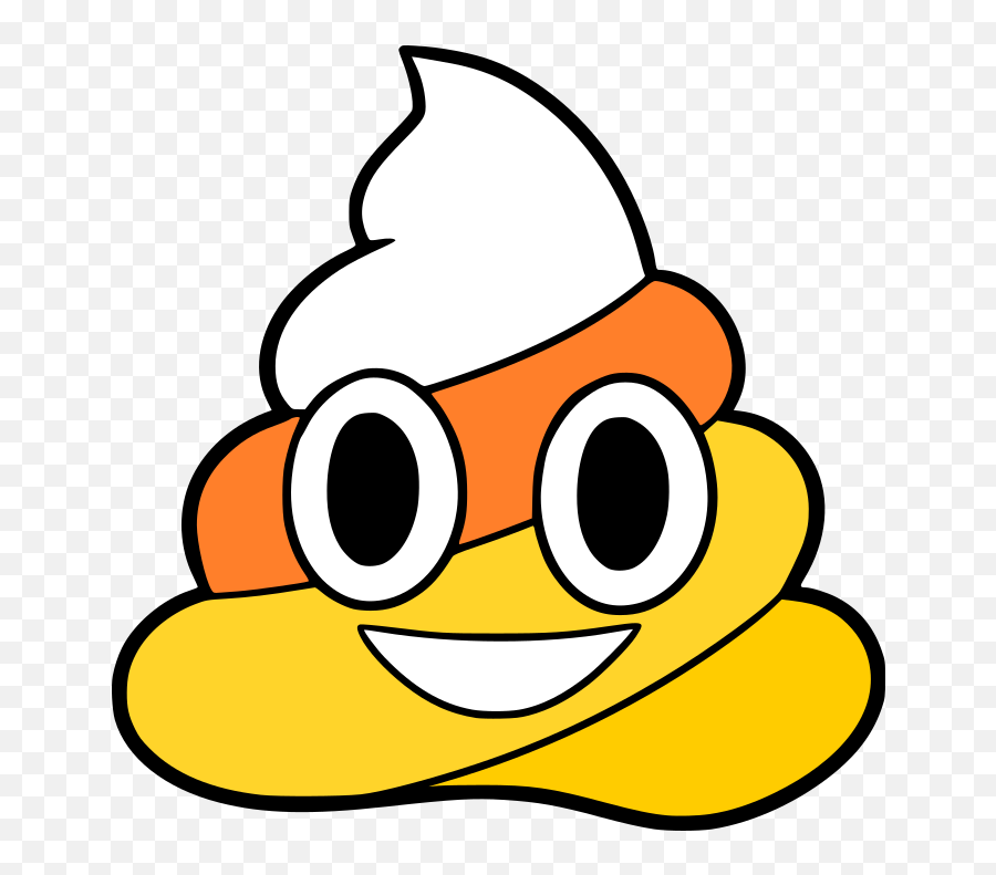 Pin On Smiley - Candy Corn Poop Emoji,Corn Emoji