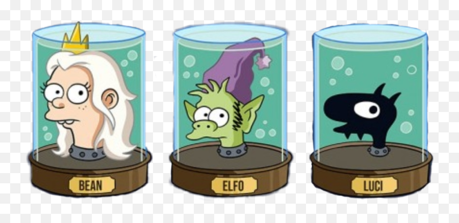 Disenchantment - Desencanto Lucy Emoji,Emoji Elfo