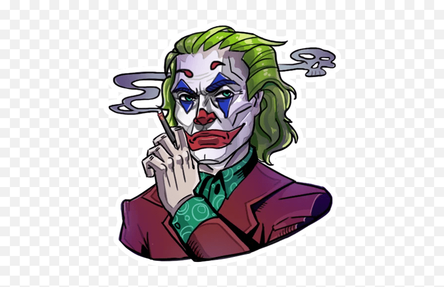 Joker In The Society Sticker - Stickers Joker Emoji,Animated Joker Emoji