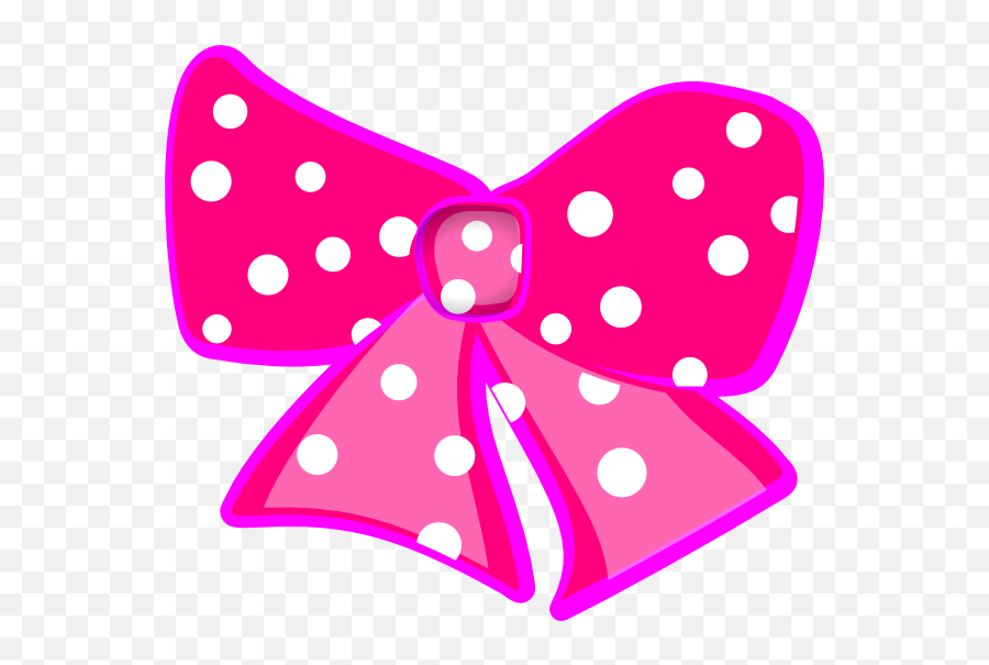 Minnie Mouse Bow Clip Art Free Clipart Images 3 - Clipartix Pink Polka Dot Bow Clipart Emoji,Bow Emoji Transparent