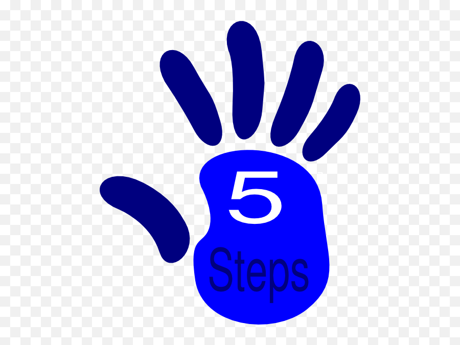 Free High Five Png Download Free Clip - 5 Steps Clipart Emoji,Hi Five Emoji