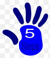 Free High Five Png Download Free Clip - 5 Steps Clipart Emoji,Hi Five Emoji