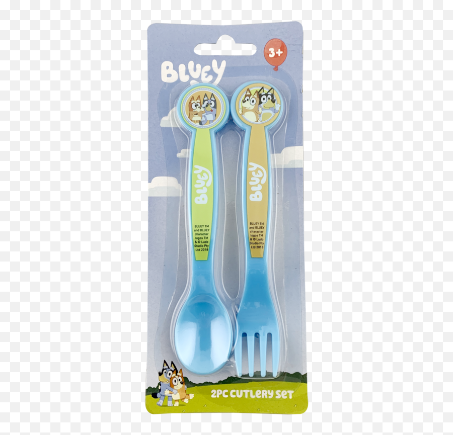 Bluey Kids 2 Piece Pp Cutlery Set Emoji,Emoji Float Toys