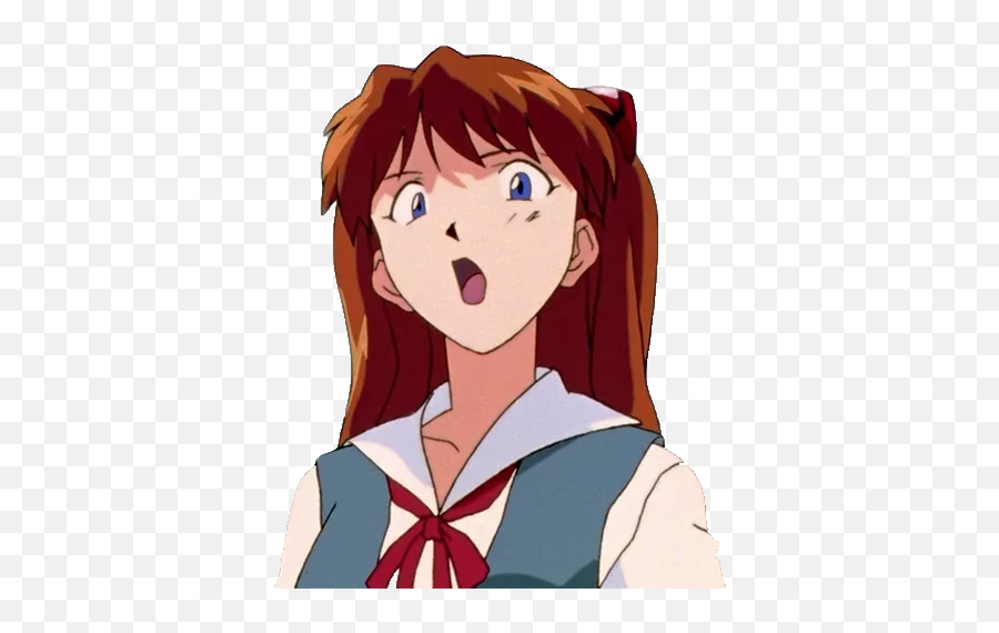 Telegram Sticker 41 From Collection A Lot Of Asuka - Fictional Character Emoji,Evangelion Emojis