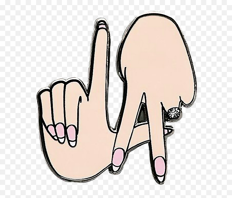 Kimkardashian Kimoji Pin Emoji Sticker - Sign Language,Kimoji Emoji