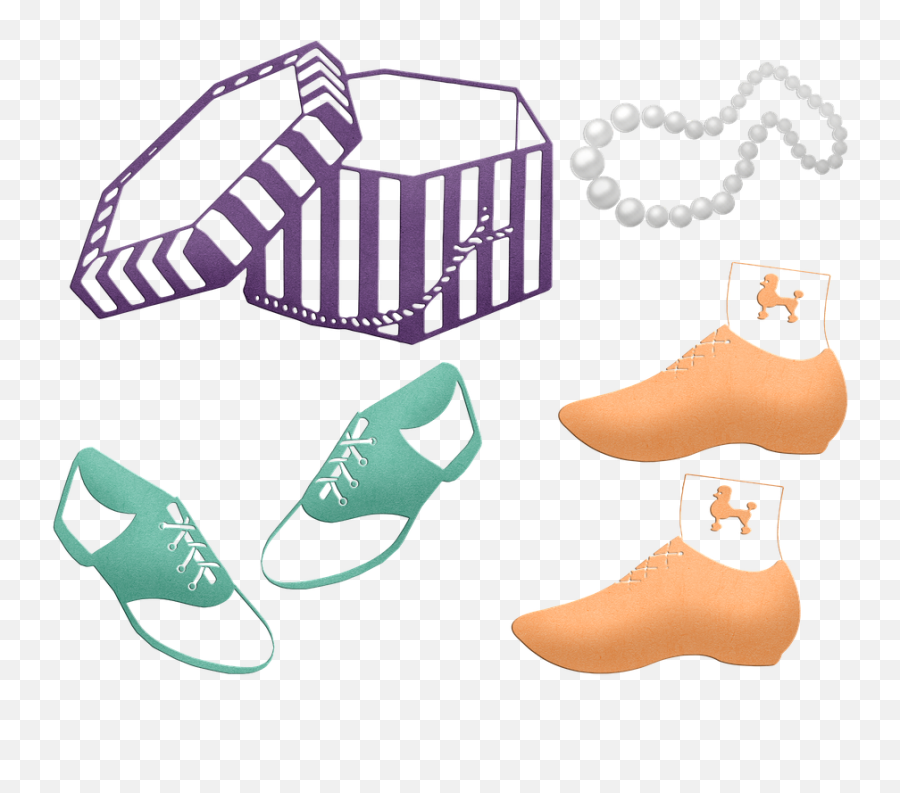 Free Photo Vintage Fashion 1950s Pearls Shoes Jewelry - Max Sock Hop 1950s Clipart Transparent Emoji,Emotions In Condensation On Skin