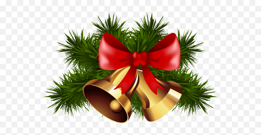 Ribbon Christmas Bell Png Image - Christmas Wishes In Friends Emoji,Bell Emoji Png