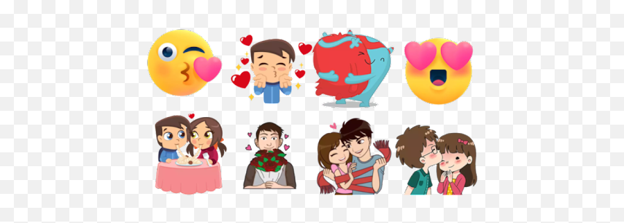 Descargar Stickers De Amor Para Whatsapp Wastickerapps Para - Whatsapp Sticker De Amor Emoji,Como Escribir Emojis En Pc