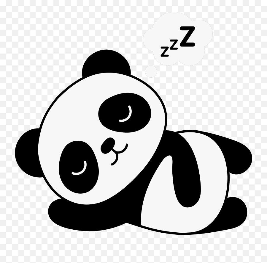 Sleeping Panda U2013 Artofit Emoji,Cat Emoticon Mona