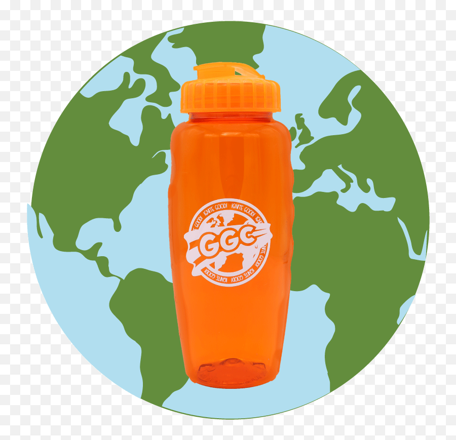 Ggc Water Bottle - Global Game Changers Student Empowerment Emoji,Bottle Up Emotions Cartoon