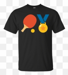Ping Pong Paddle T - Shirt Docuroinet Emoji,Racket Emoji