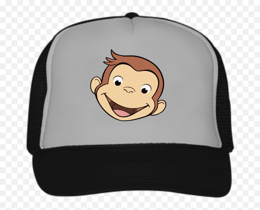 Curious George Trucker Hat Emoji,