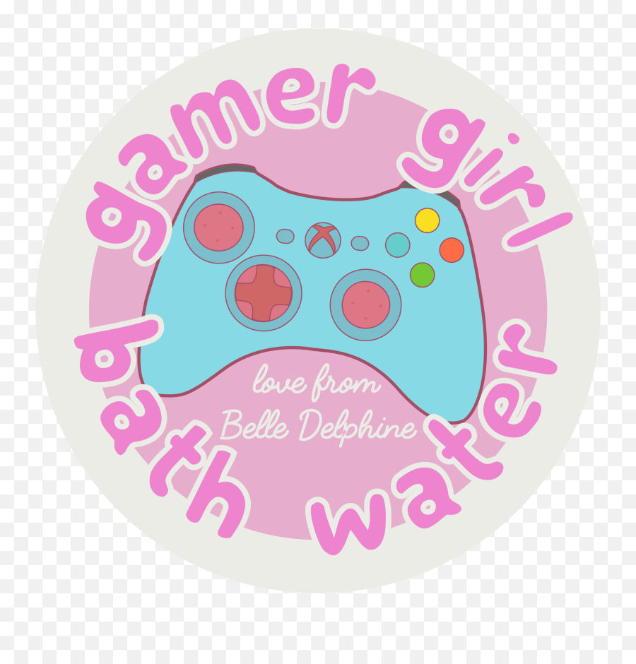 Gamer Girl Bath Water Sticker - High Resolution Belle Joystick Emoji,High Res Emoji Vectors