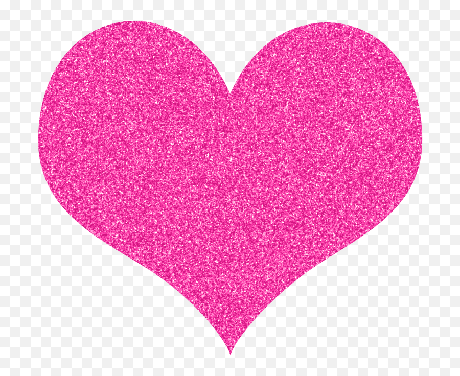 Free Glitter Hearts Clipart - Pink Glitter Heart Clipart Emoji,Sparkling Heart Emoji