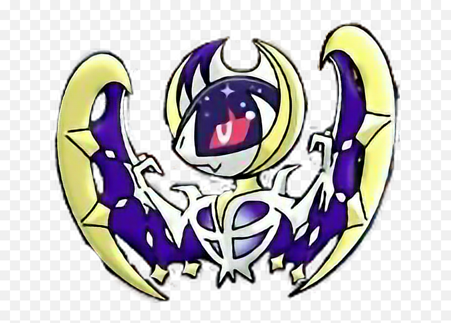 Pokémon Pokemon Shuffle Lunala Sticker By Evabsol - Fictional Character Emoji,Emoji Shuffle