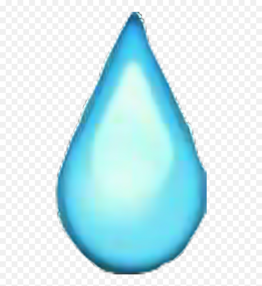 Sticker Tumblr Emoji Blue Water Drop Sticker By Rebecca - Vertical,Water Droplets Emoji