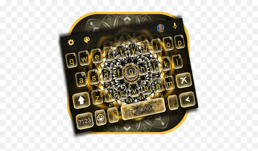 Golden Mandala Keyboard Theme - Apps En Google Play Art Emoji,Teclado Emoji Para Lg