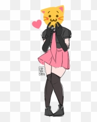 Stupid - Girly Emoji,Brainstorm Emoji