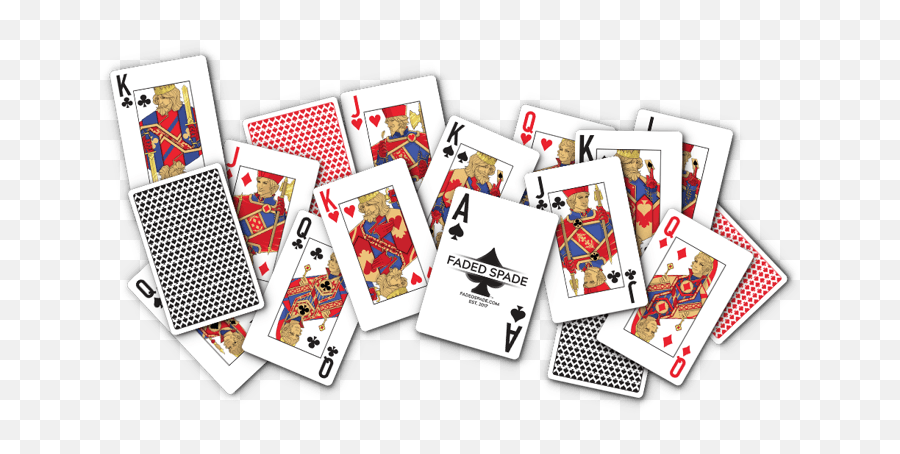 Faded Spade The New Face Of Cards Pokernews - Transparent Background Deck Of Card Png Emoji,Blackjack Emoji