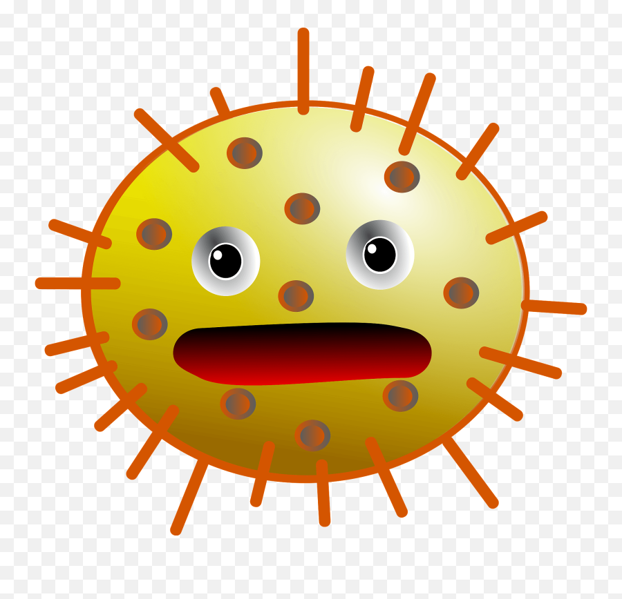 Flu Clipart Emoticon Picture 1129131 Flu Clipart Emoticon - Bacteria Clipart Png Emoji,Emoticon Bbm Bendera