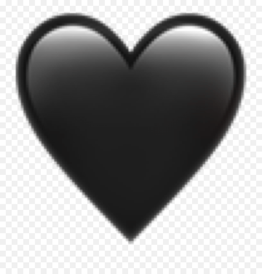 Emoji Wallpaper Black Hearts - Iphone Black Heart Emoji,Balck Heart Emoji