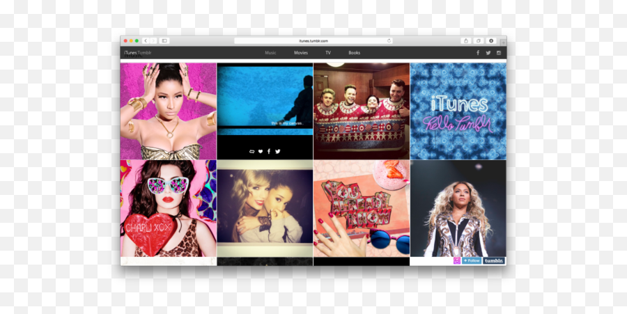 Ahora Puedes Seguir Itunes En Instagram Y Tumblr - Ishop 2014 Music Emoji,Emoji Ios4