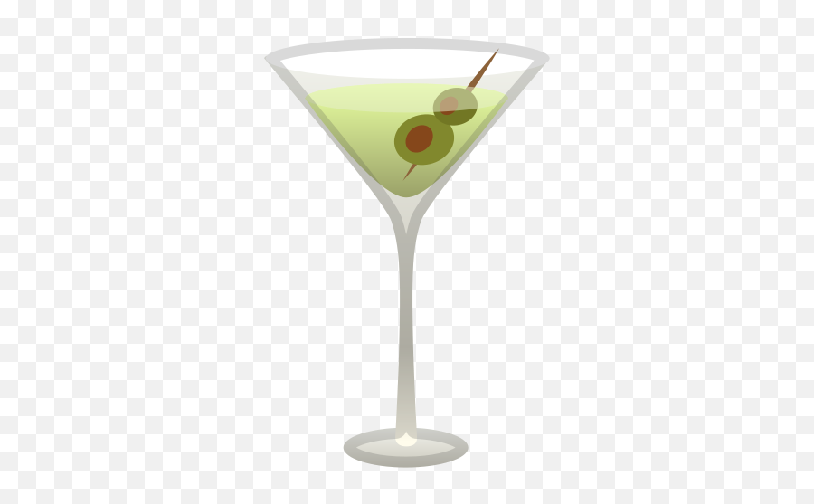Cocktail Glass Emoji - Martini Emoji Transparent Background,Drink Emoji